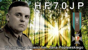 HF70JP – hm Jan Poplewski w 70 rocznicę